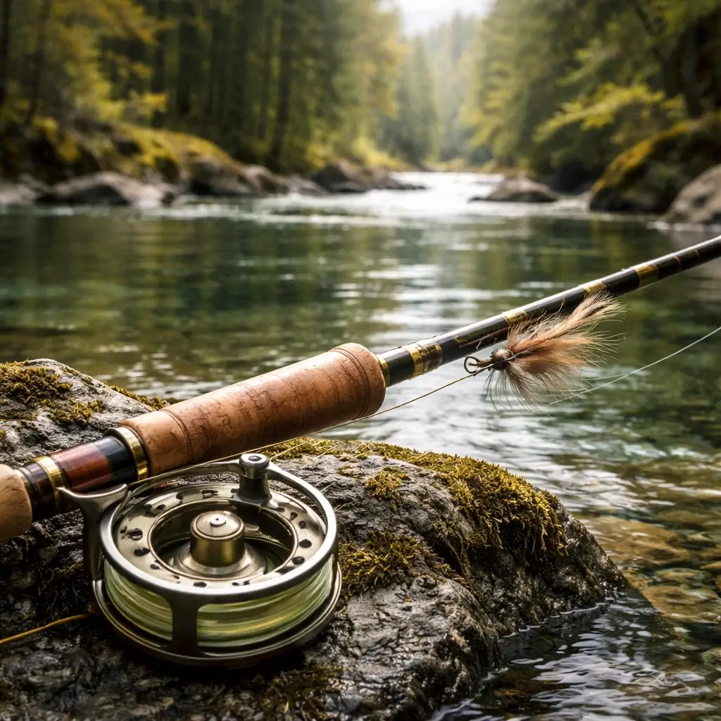 Clean river water texture
